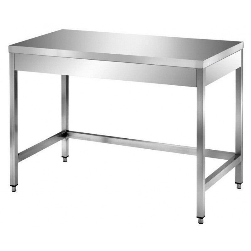 Edelstahl Arbeitstisch ECO 80x60 cm